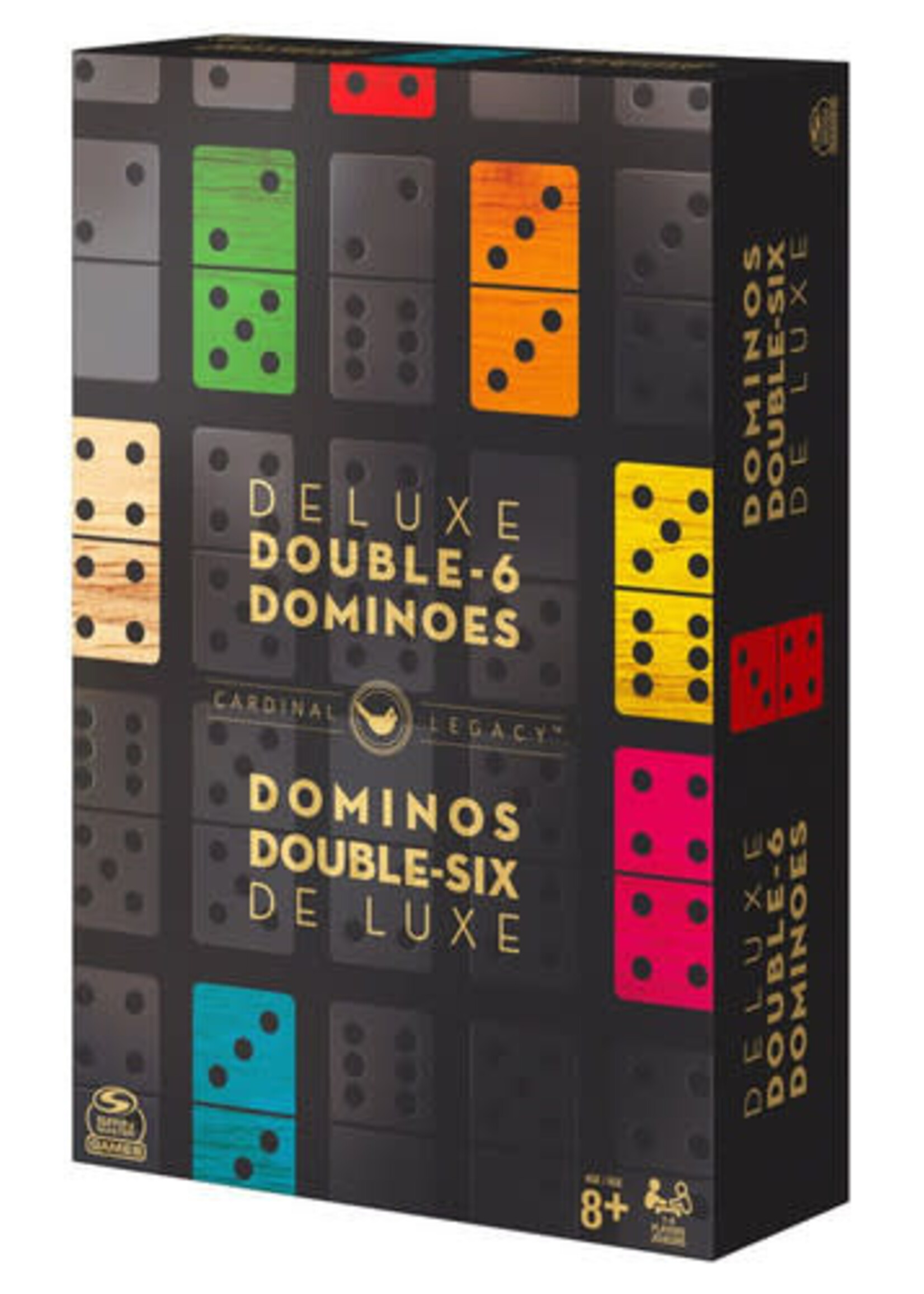 Spin Master Dominoes: Deluxe Double 6