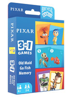 Bicycle Bicycle: Disney: Pixar 3 in 1 Games Set