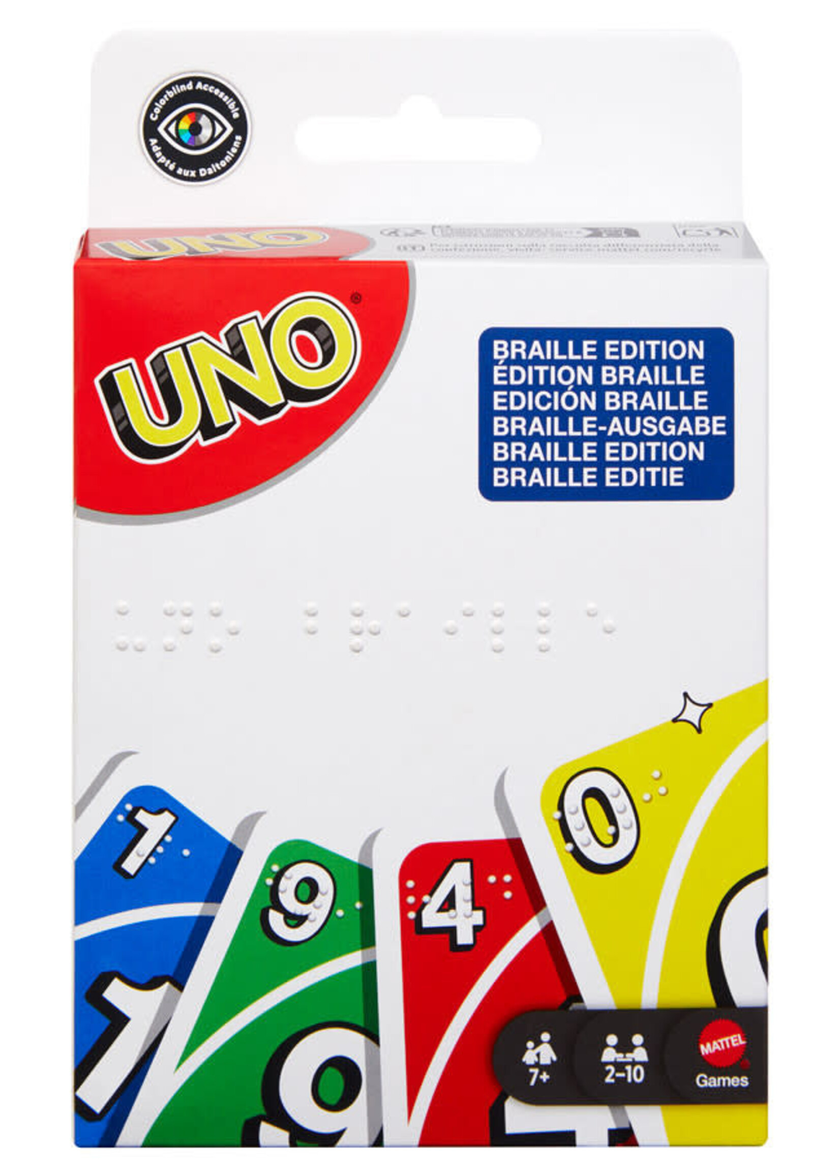 Mattel UNO: Braille