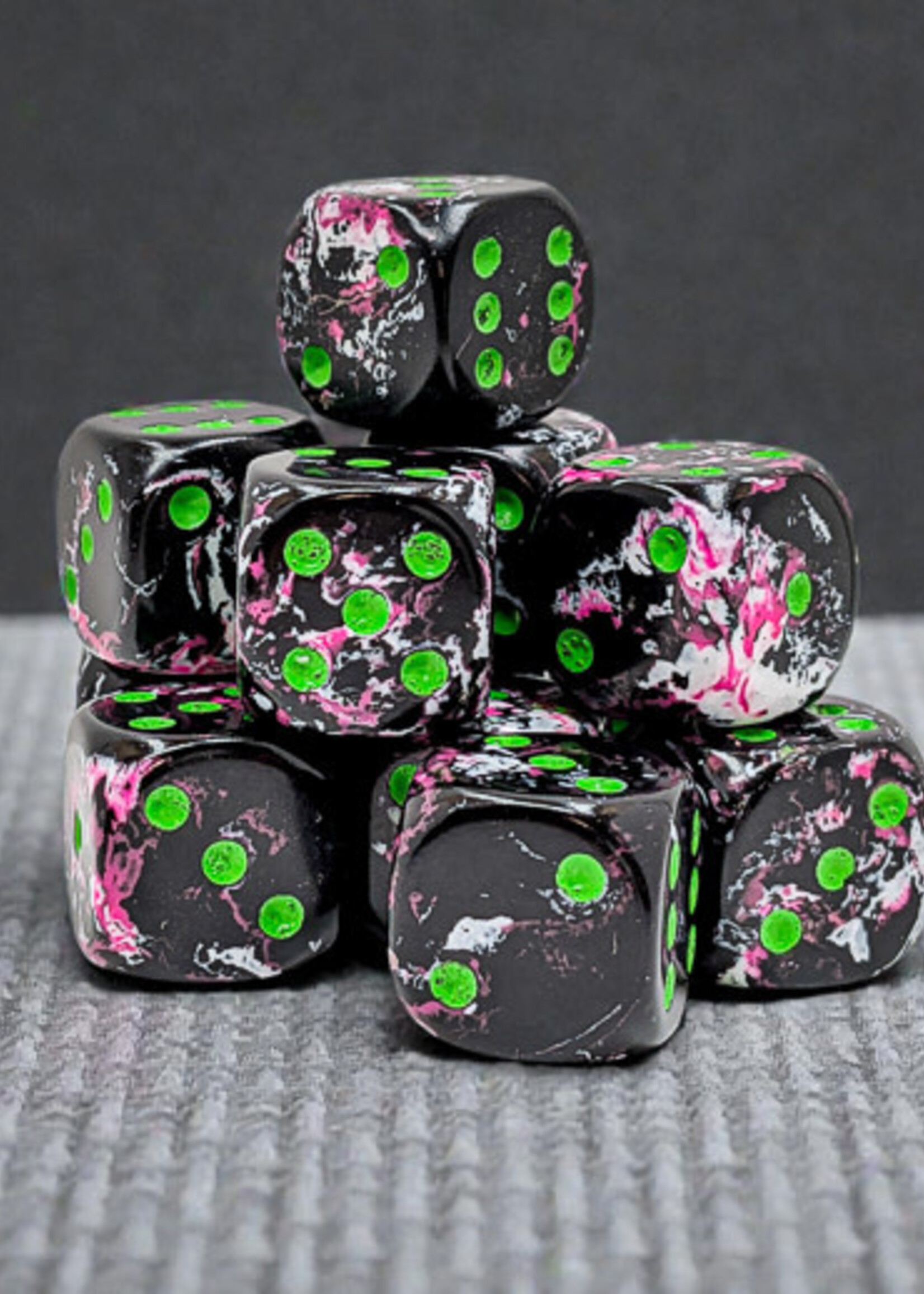Chessex (CHX)  Brushed Paintball 16mm D6 (12)