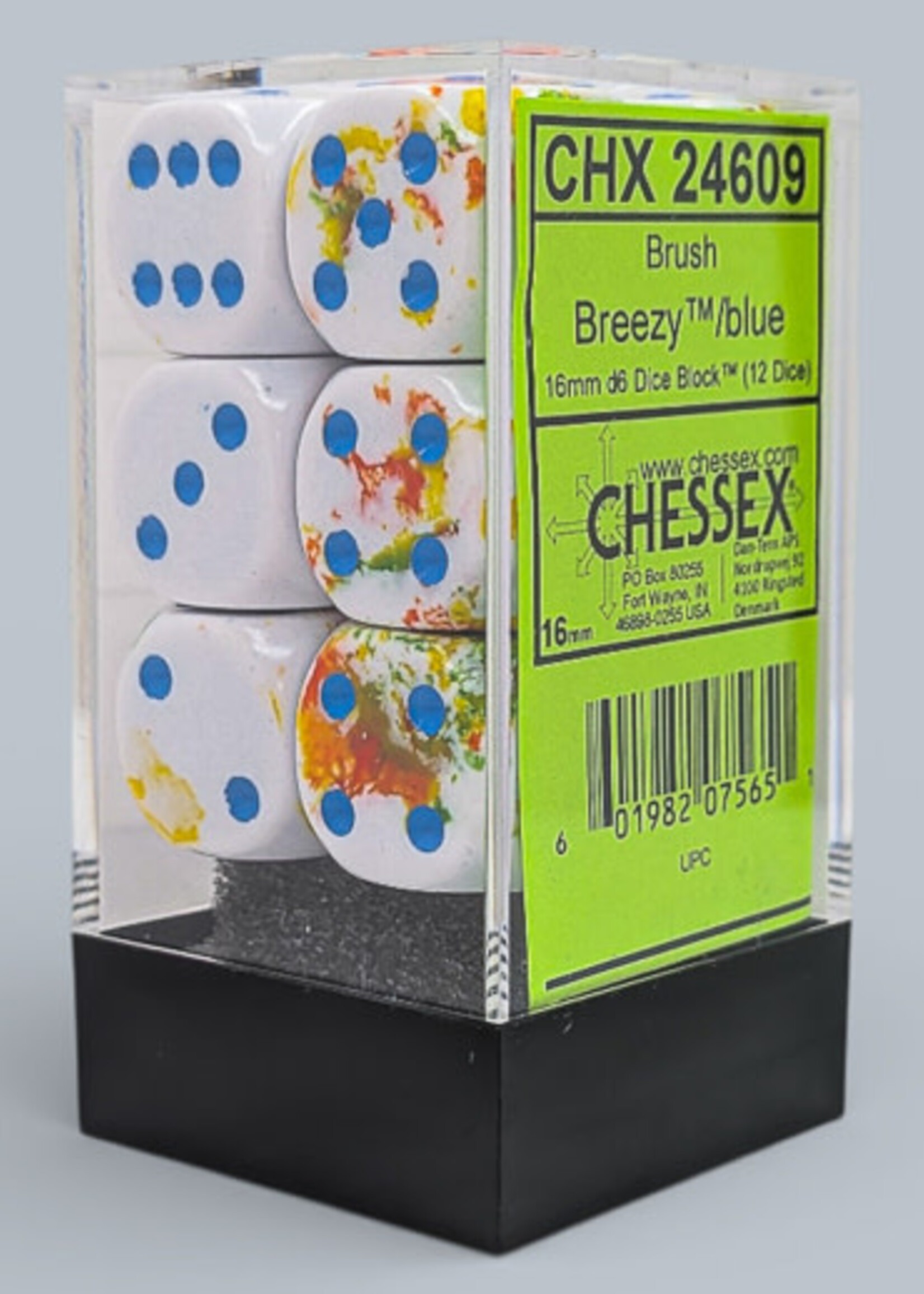 Chessex (CHX)  Brushed Breezy 16mm D6 (12)