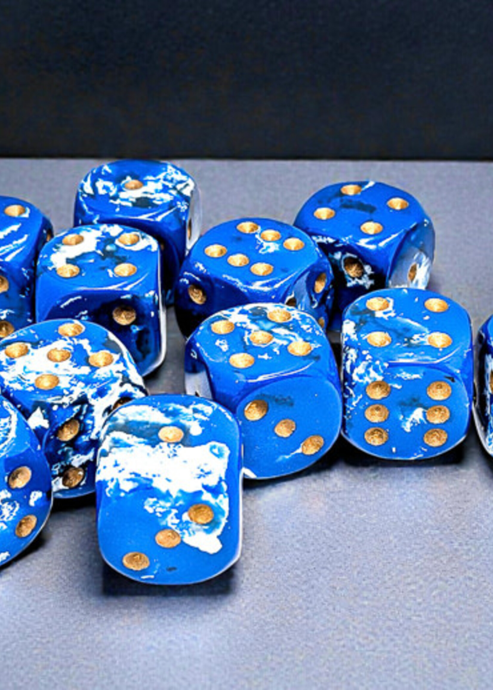 Chessex (CHX)  Brushed Wavebreak 16mm D6 (12)