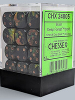 Chessex (CHX)  Brushed Deep Forest 12mm D6 (36)