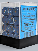 Chessex (CHX) Brushed  Wavebreak 12mm D6 (36)