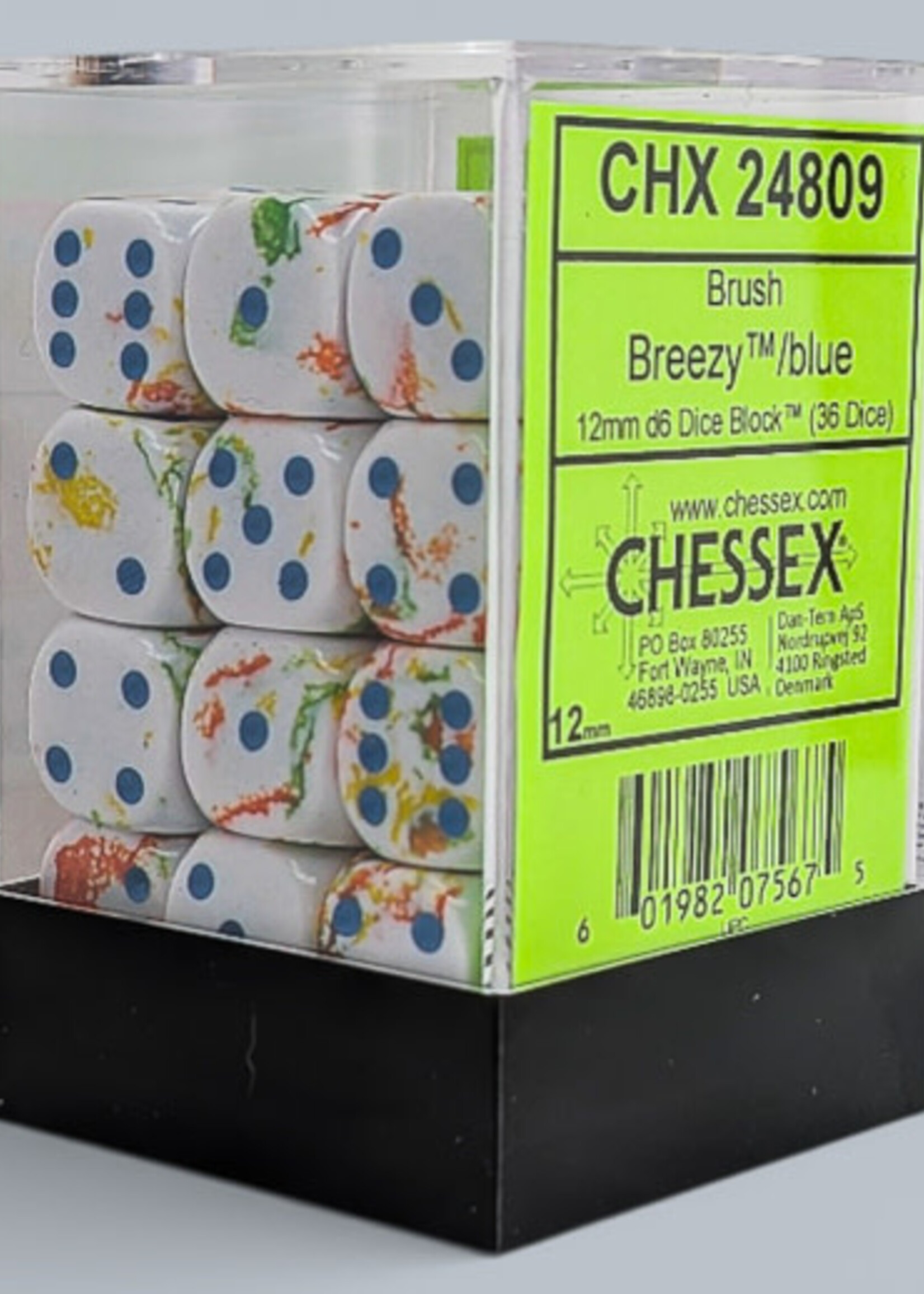 Chessex (CHX)  Brushed Breezy 12mm D6 (36)
