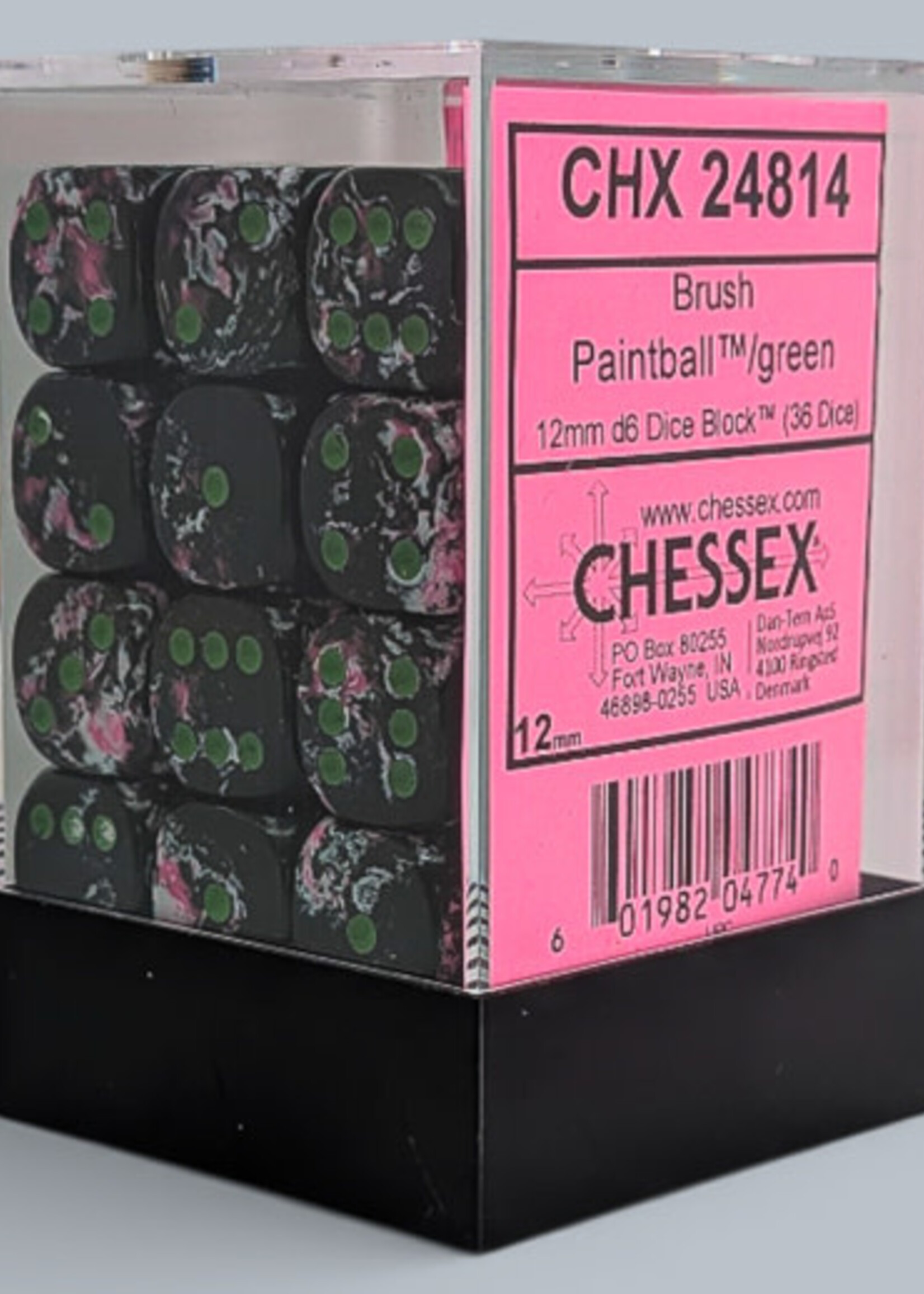 Chessex (CHX)  Brushed Paintball 12mm D6 (36)