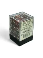 Chessex (CHX) Festive 12mm d6 Symphony/white Dice Block