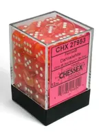 Chessex (CHX) Festive 12mm d6 Dahlia/white Luminary