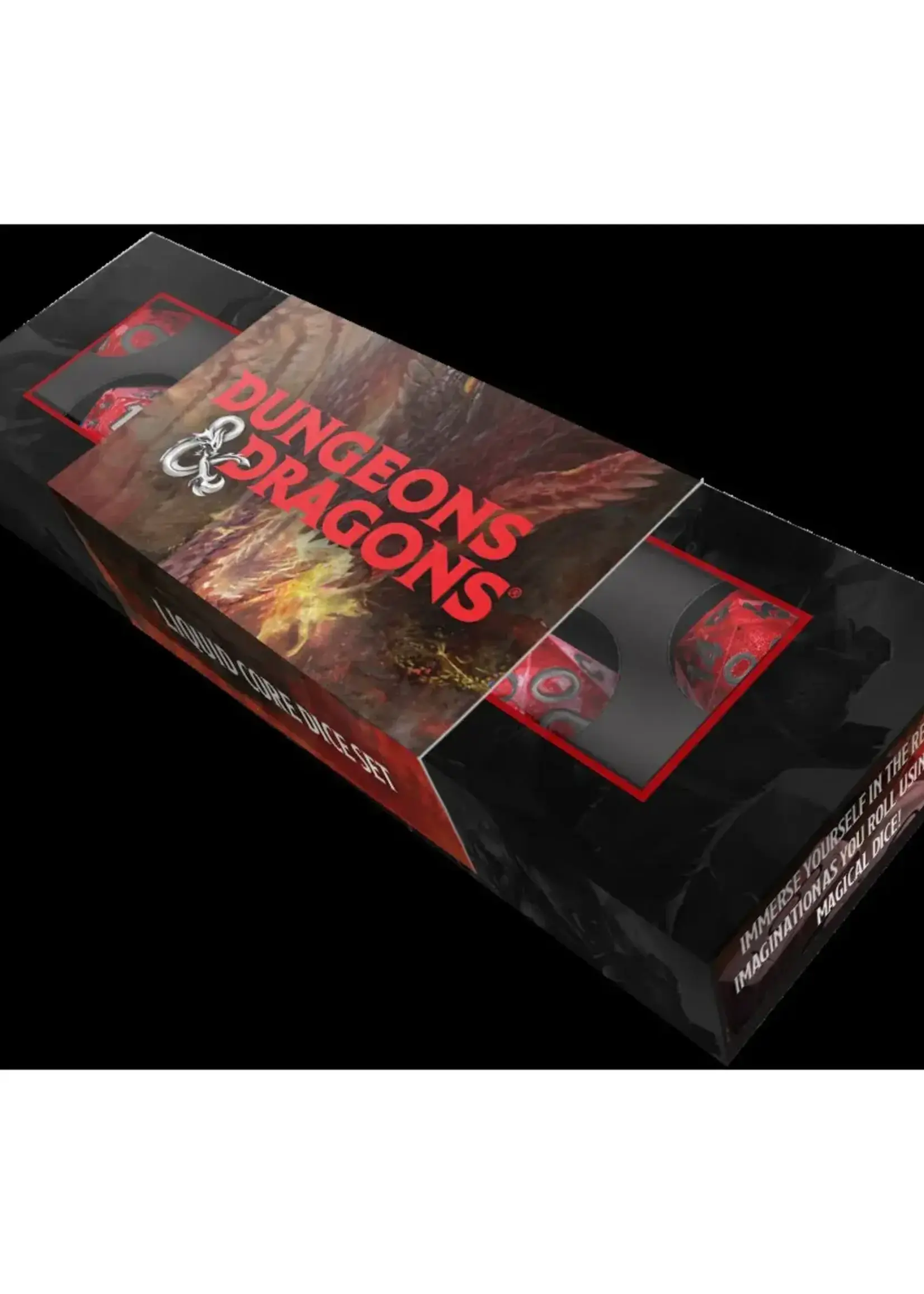 FanRoll by Metallic Dice Games Dungeons & Dragons Liquid Core Dice Set