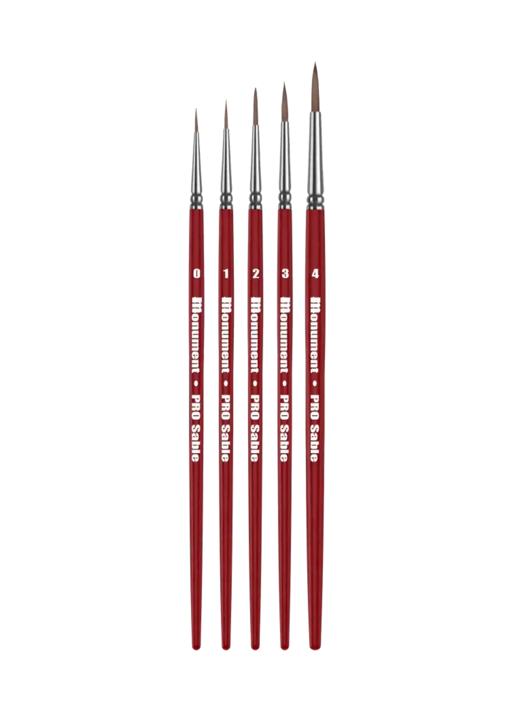 Monument Hobbies (PA) Sable Brush Set