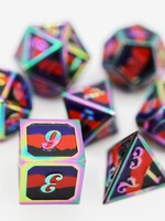 Foam Brain Games (FB) Pride Flag Polyamorous  RPG set (7)