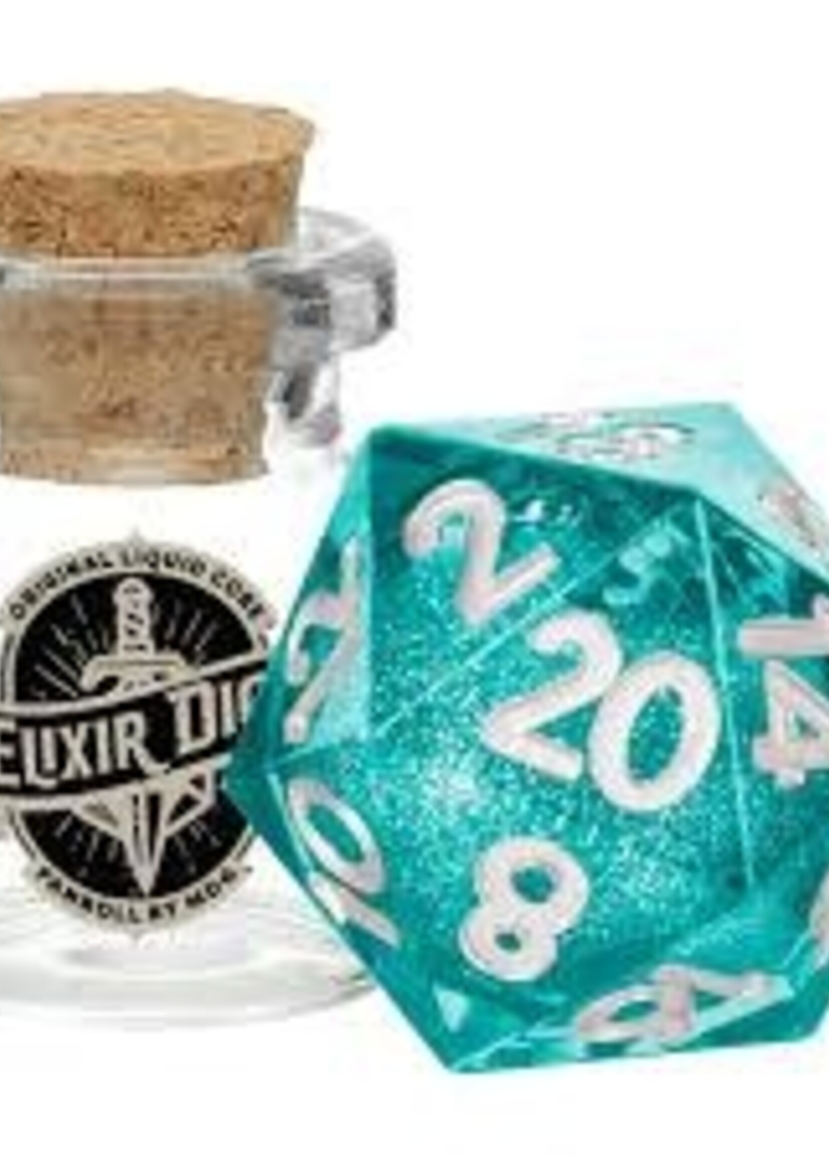 FanRoll by Metallic Dice Games (FR) Liquid Core d20: Mana Extract