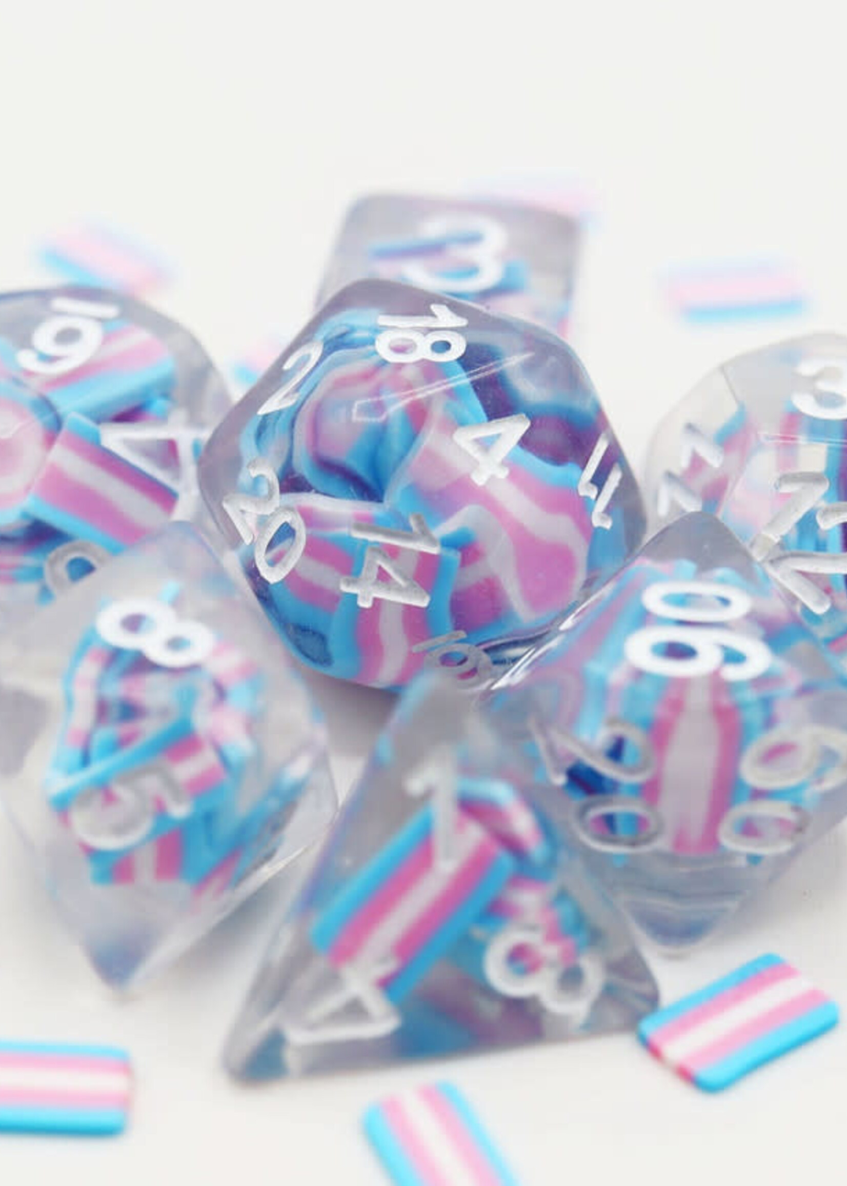 Transgender flag RPG set