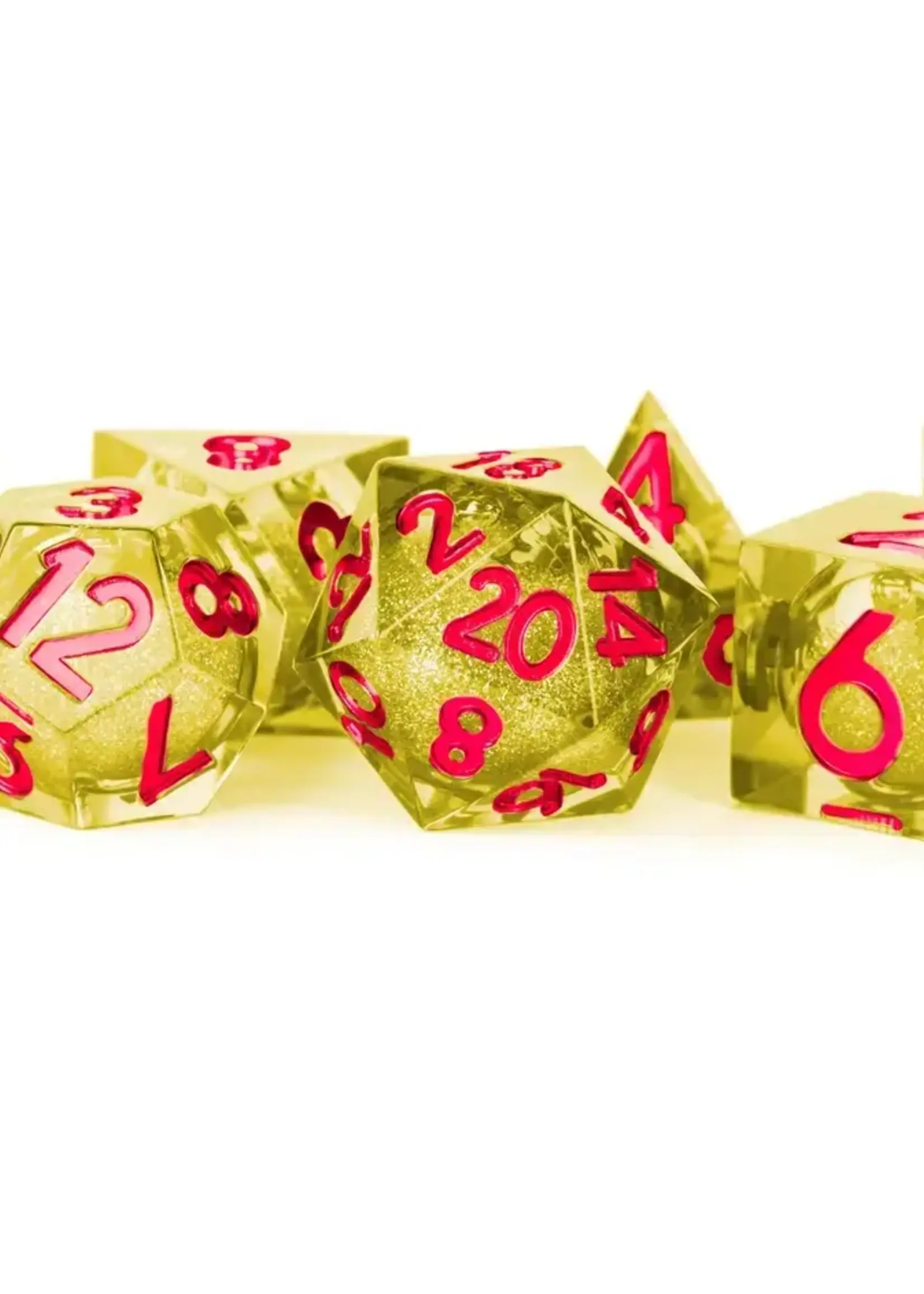 FanRoll by Metallic Dice Games (MDG) Liquid Core: Shield of Faith RPG Set (7)