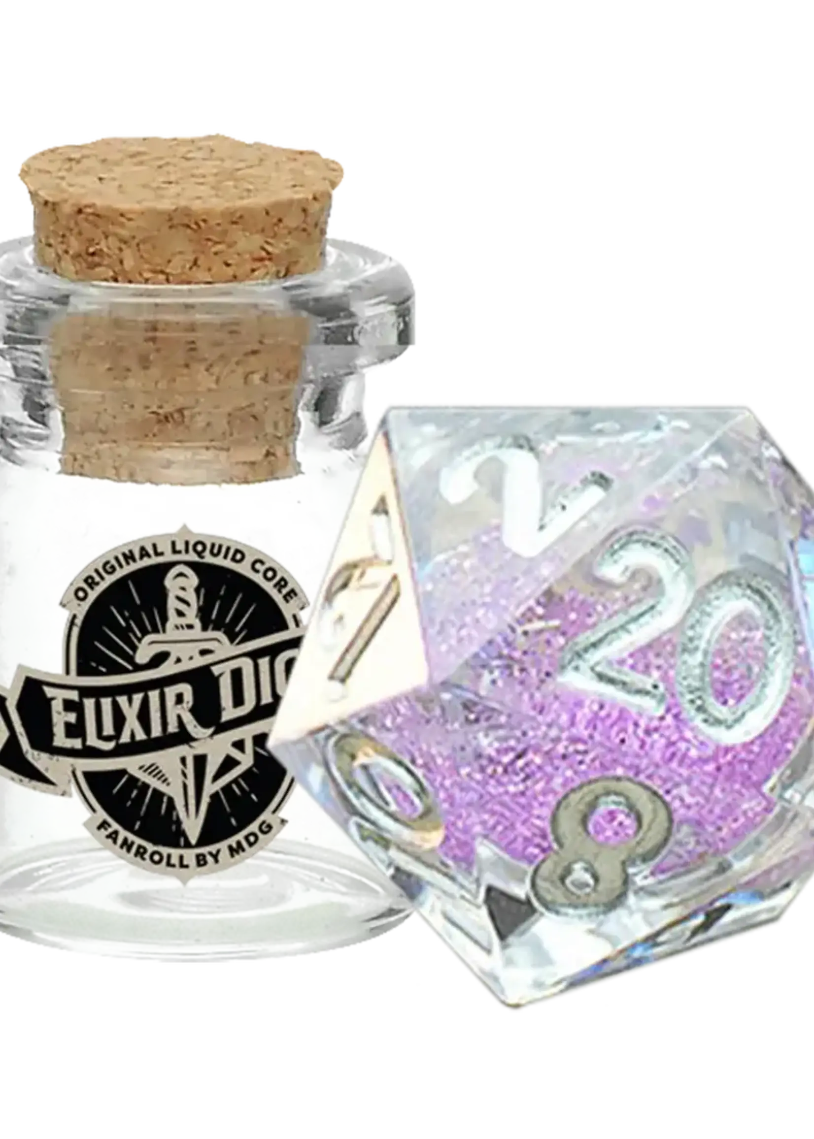 FanRoll by Metallic Dice Games (FR) Liquid Core d20: Psychic Infusion