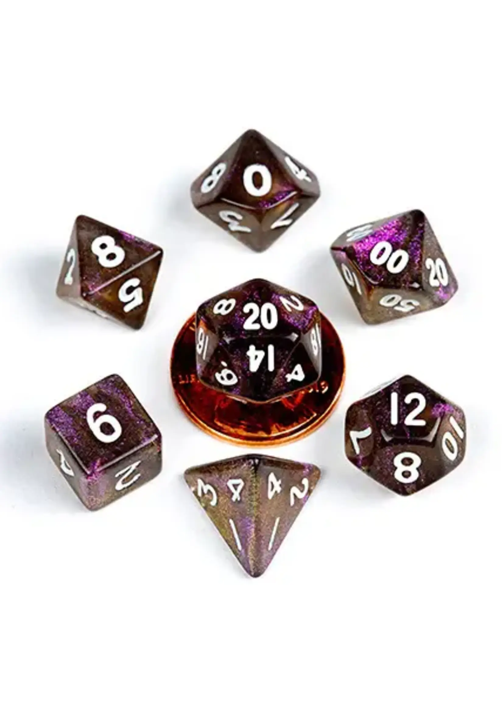 FanRoll by Metallic Dice Games (MDG) Stardust Supervolcano RPG Set (7)
