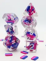 Foam Brain Games (FB) Pride Flag Bisexual RPG set (7)