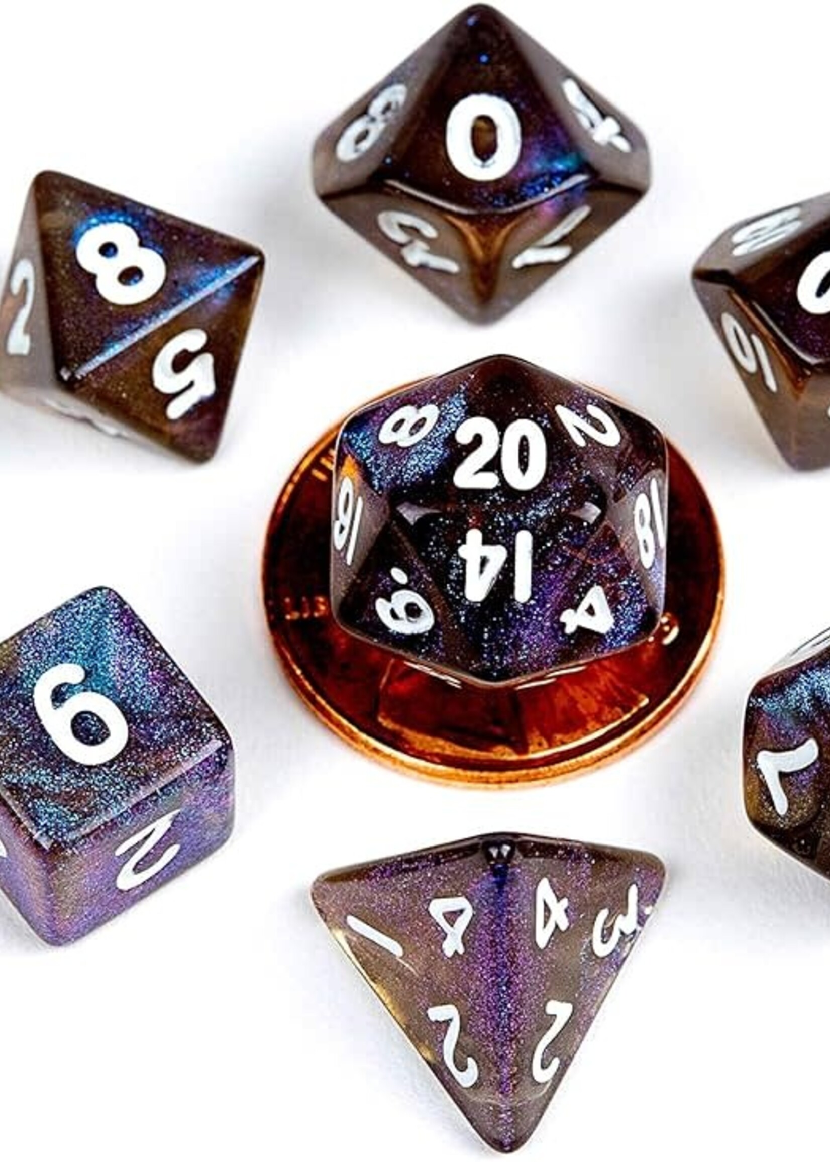 FanRoll by Metallic Dice Games (MDG) Mini Stardust Galaxy RPG Set (7)