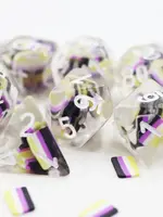 Foam Brain Games (FB) Nonbinary Flag RPG Set (7)