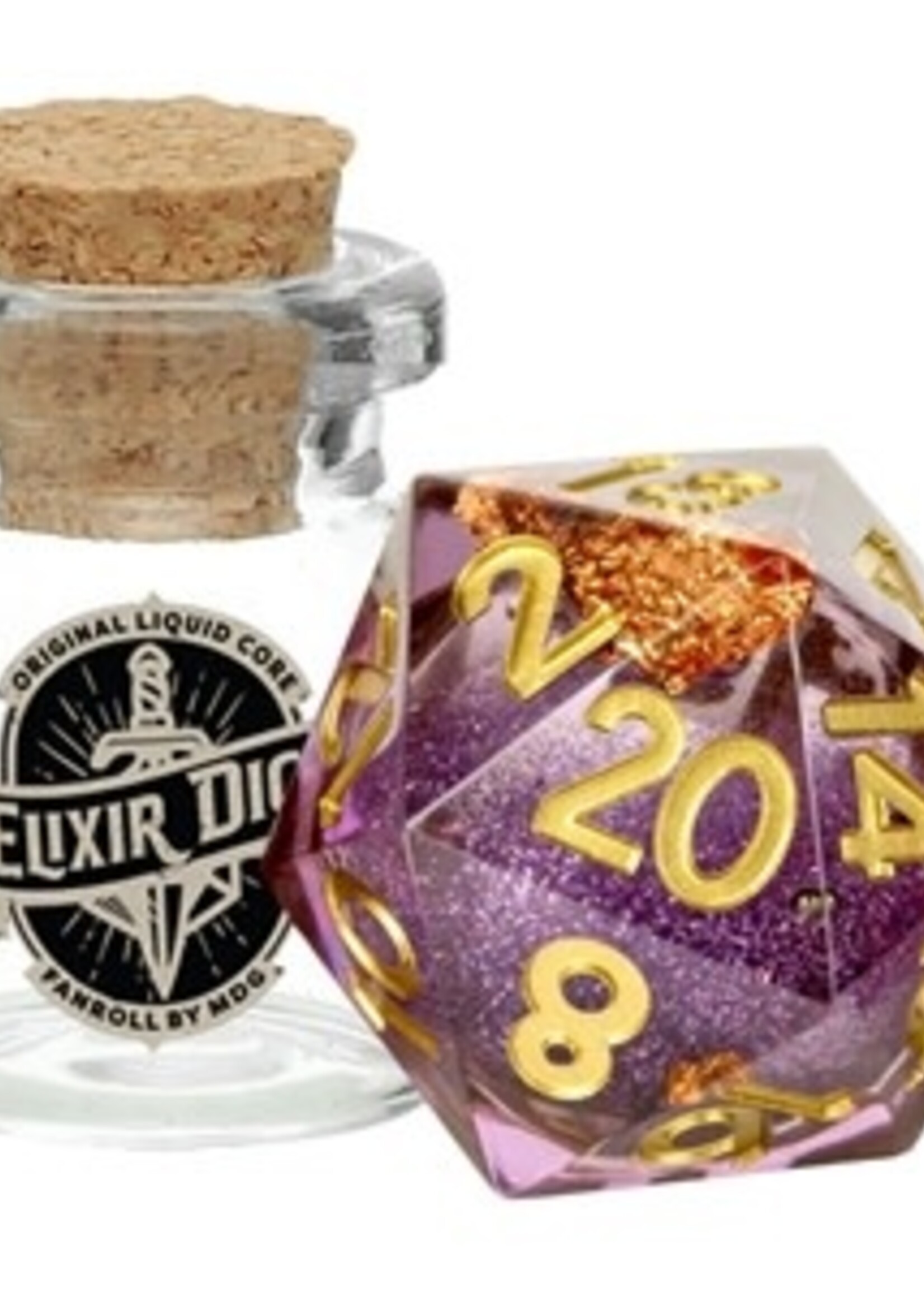 FanRoll by Metallic Dice Games (FR) Liquid Core d20: Aether Abstract