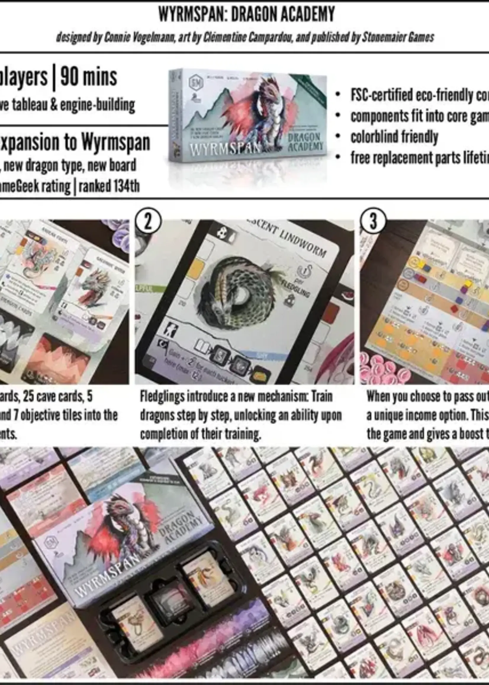 Stonemaier Games Wyrmspan: Dragon Academy