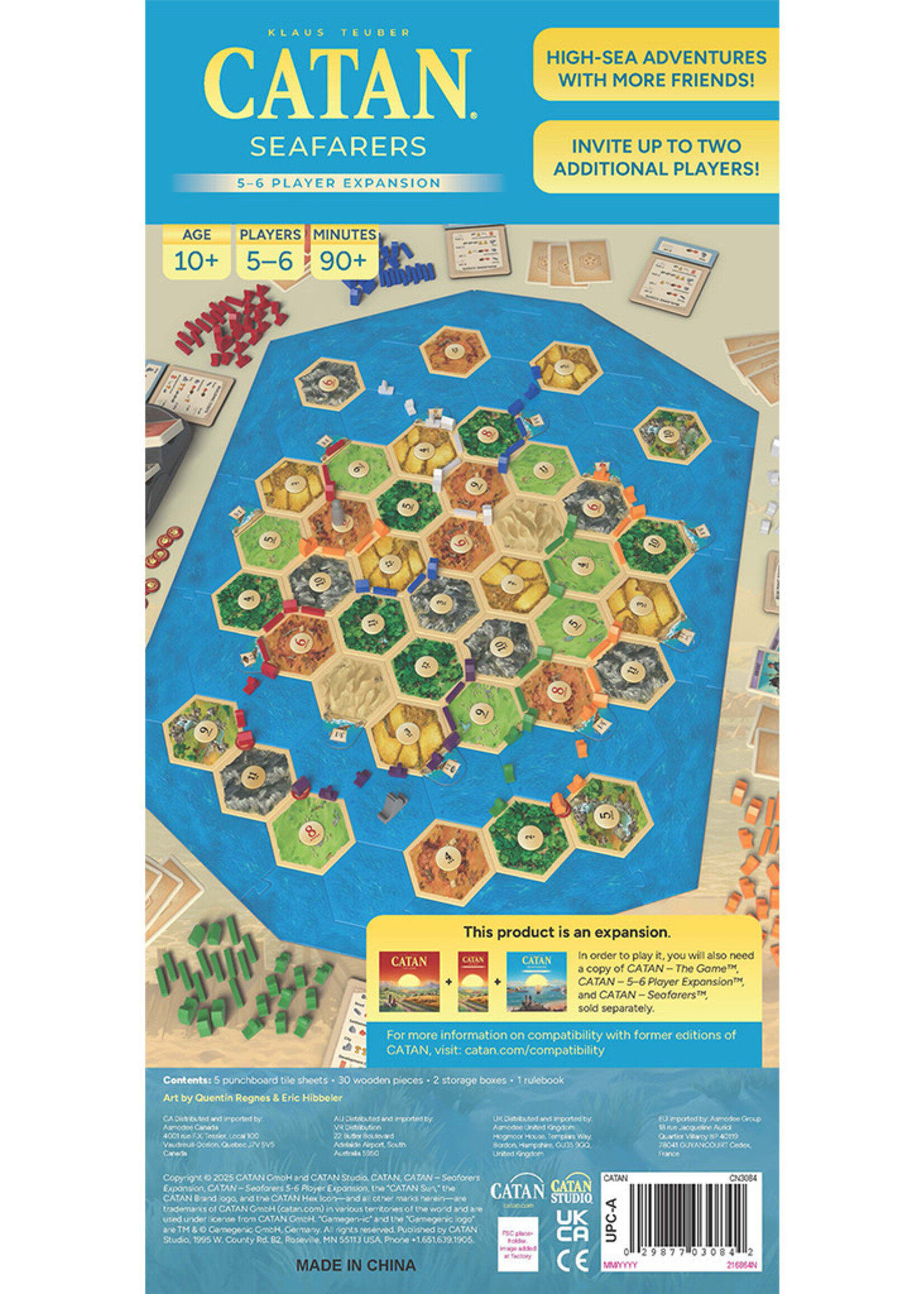 Catan Studios CATAN – Seafarers 5-6 Player Expansion (6th edition)