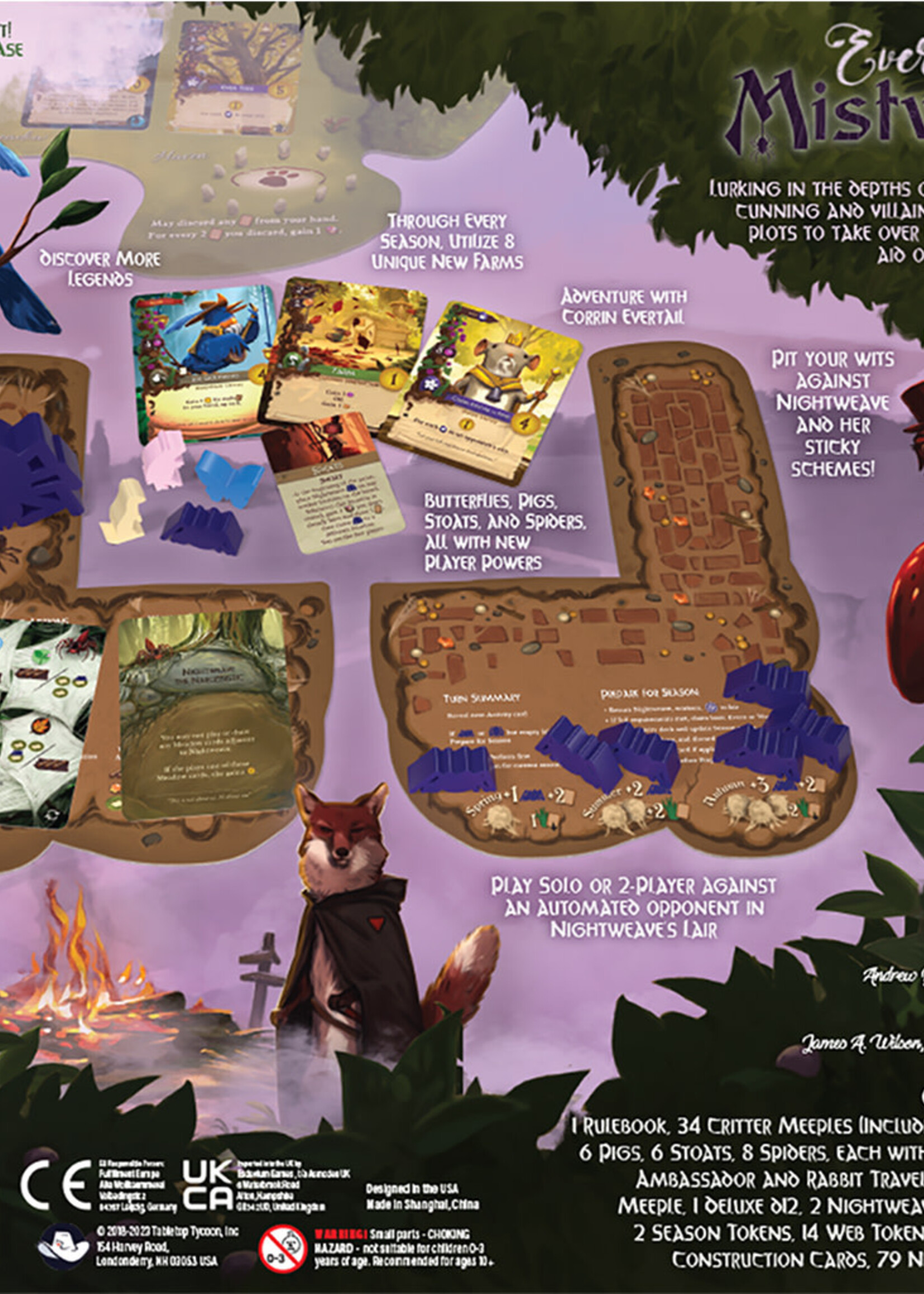 Tabletop Tycoon Everdell: Mistwood