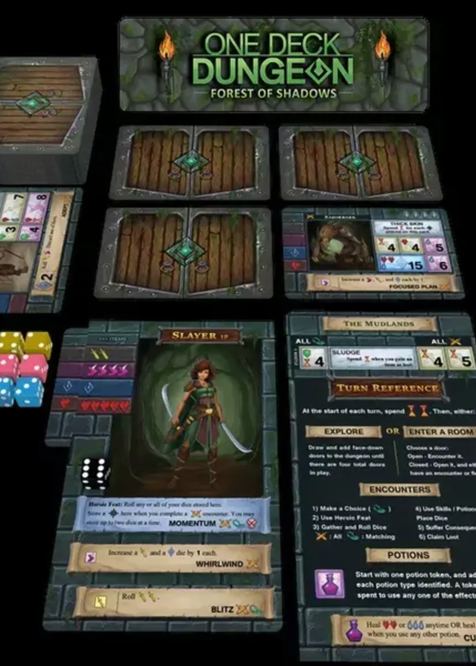 Asmadi Games One Deck Dungeon: Forest of Shadows