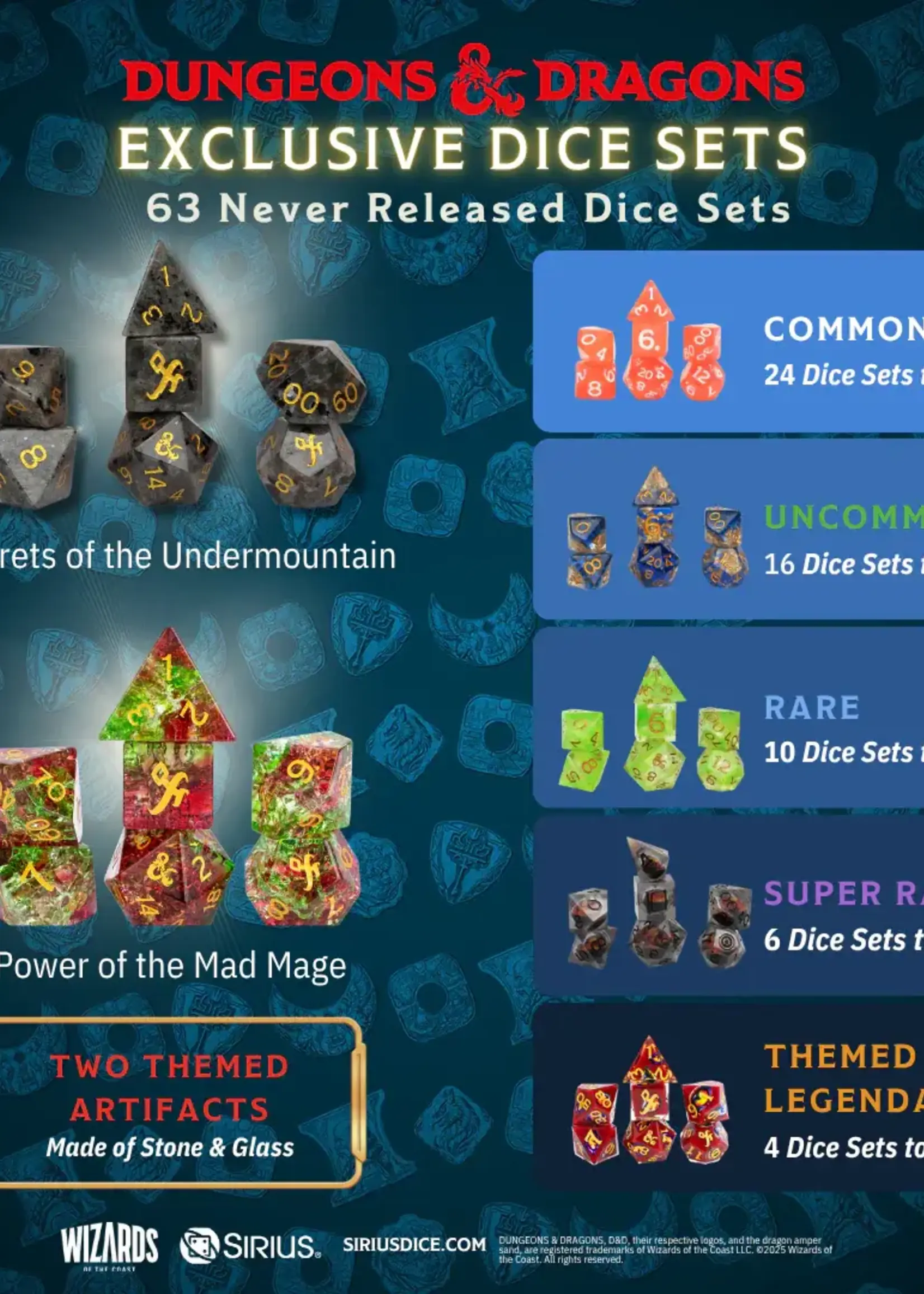 Sirius Dice D&D Undermountain Treasure