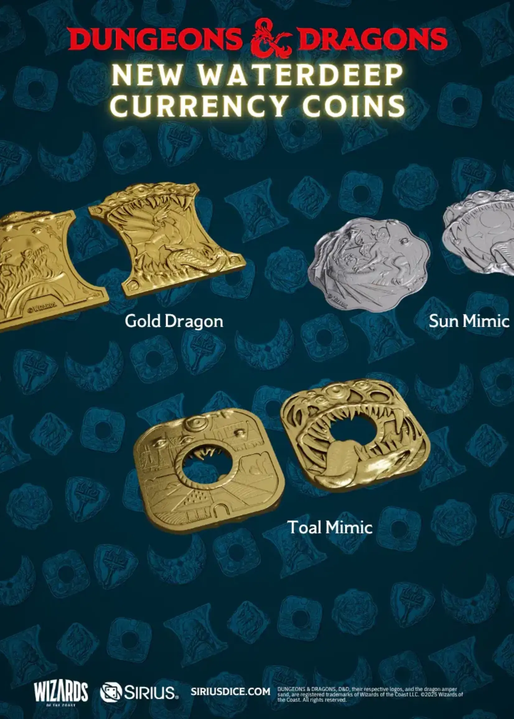 Sirius Dice D&D Undermountain Treasure