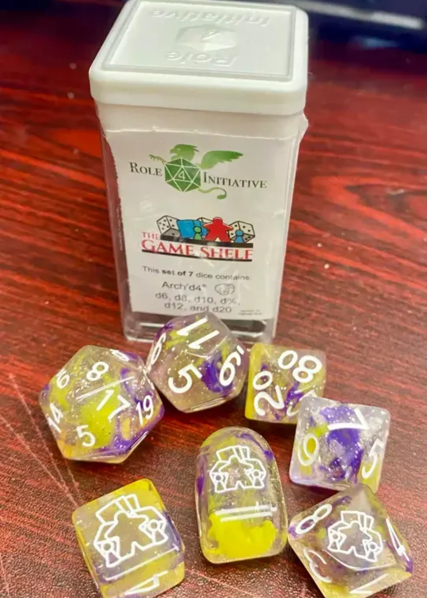 The Game Shelf The Game Shelf 5th Anniversary Dice Set