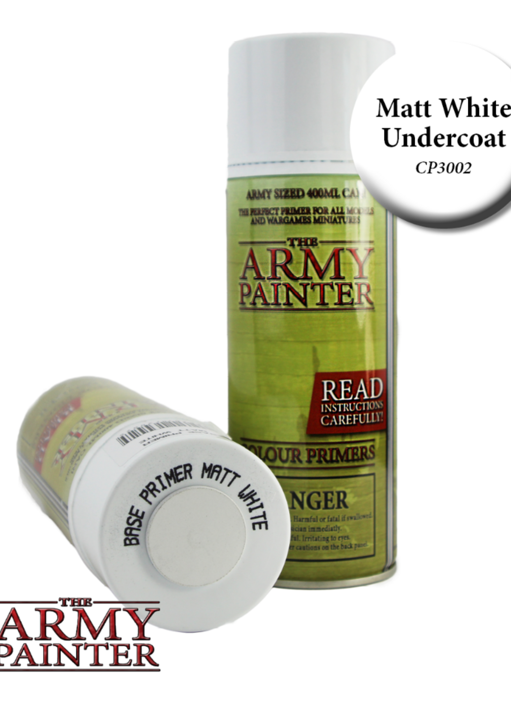 The Army Painter (AP) Base Primer: Matte White