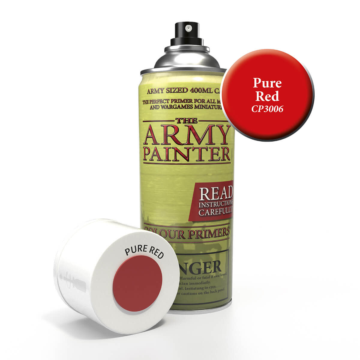 The Army Painter (AP) Color Primer: Pure Red - The Game Shelf