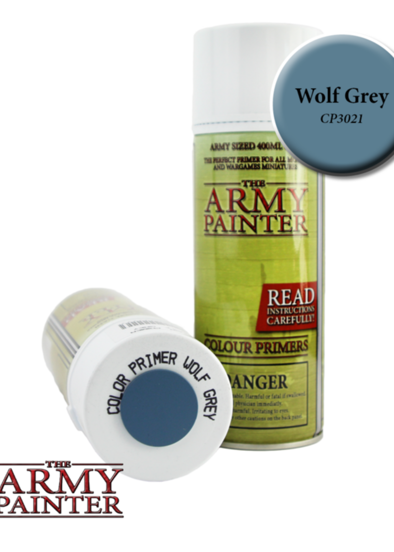 The Army Painter (AP) Color Primer: Wolf Grey