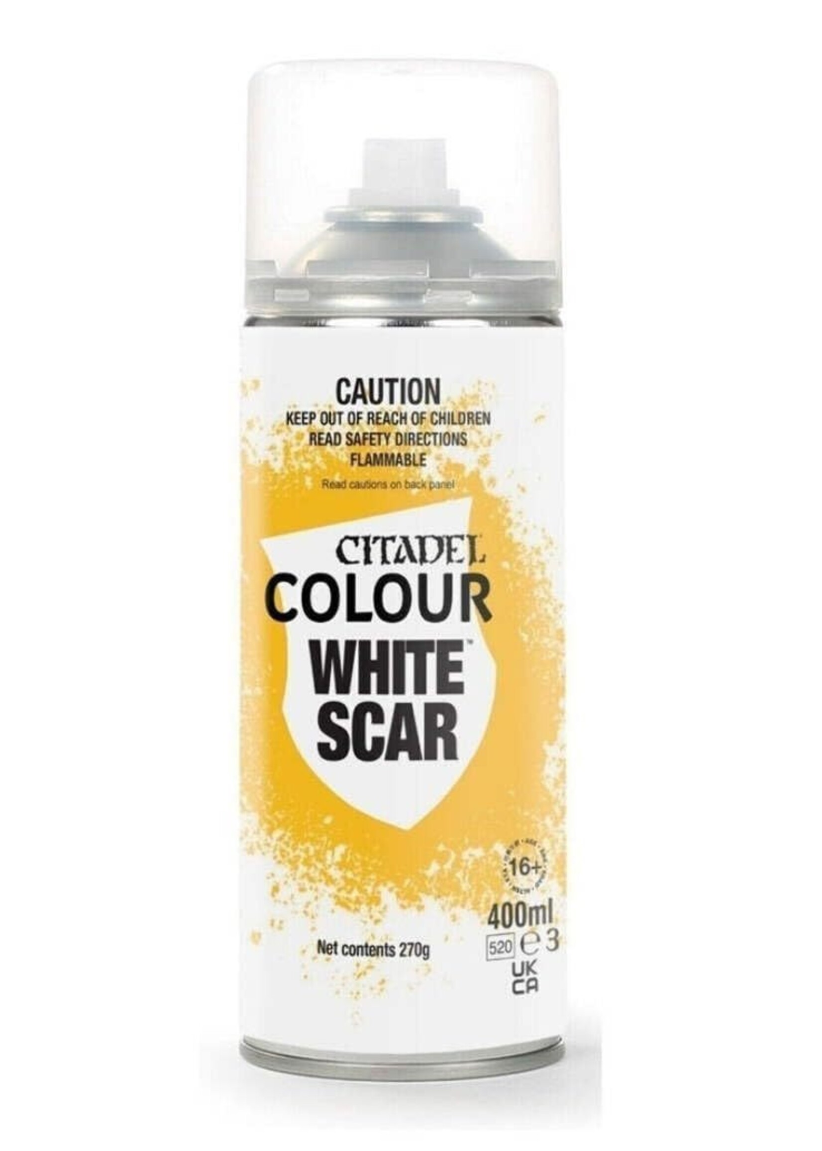 Games Workshop (GW) Citadel Spray: White Scar