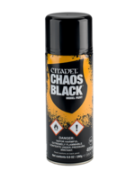 Games Workshop (GW) Citadel Spray: Chaos Black
