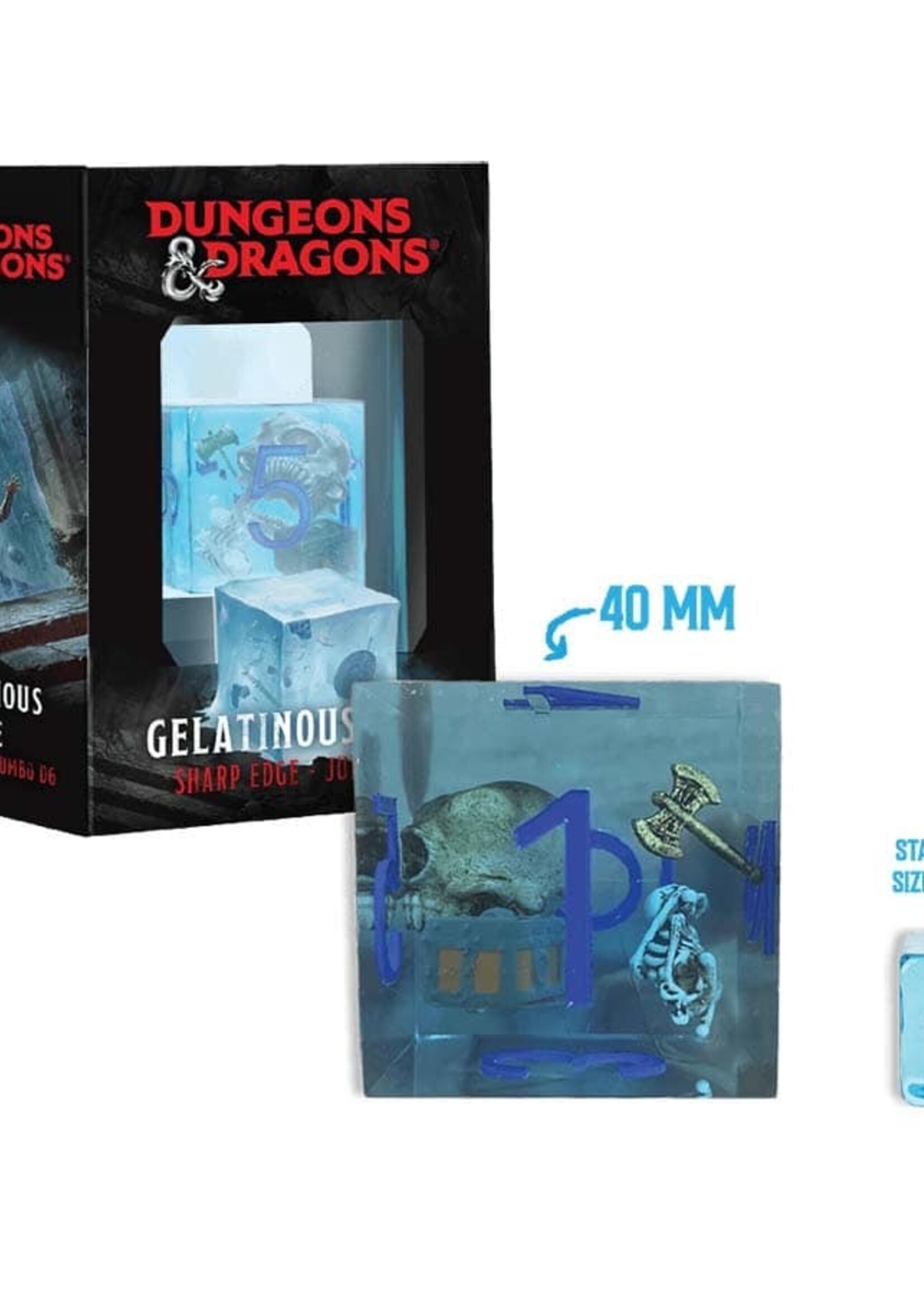 FanRoll by Metallic Dice Games D&D Jumbo Gelatinous Cube d6
