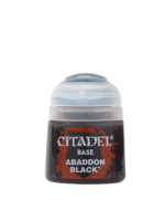 Games Workshop (GW) Citadel Base: Abaddon Black