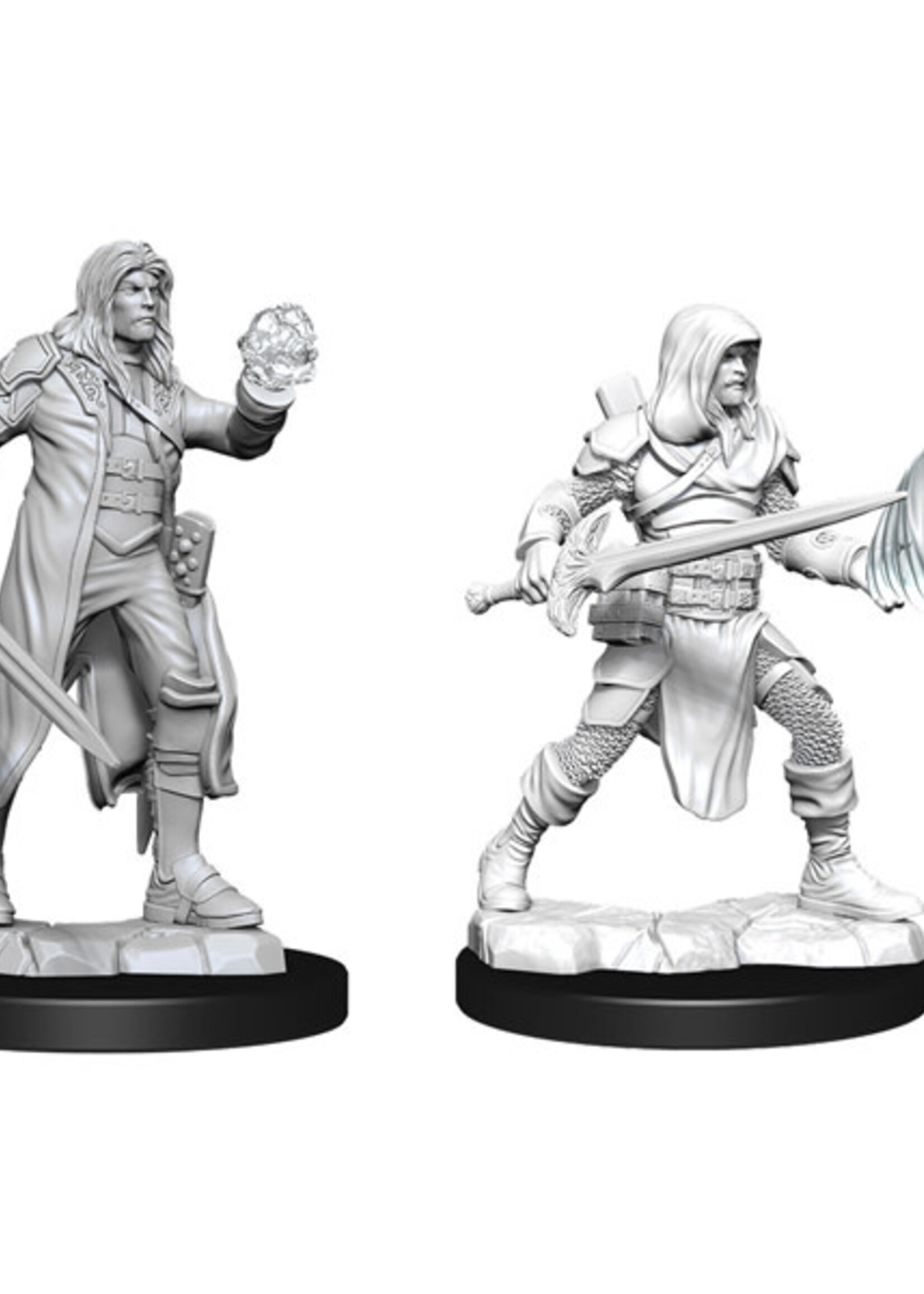 WizKids D&D Minis: W13 Multiclass Male Fighter + Wizard