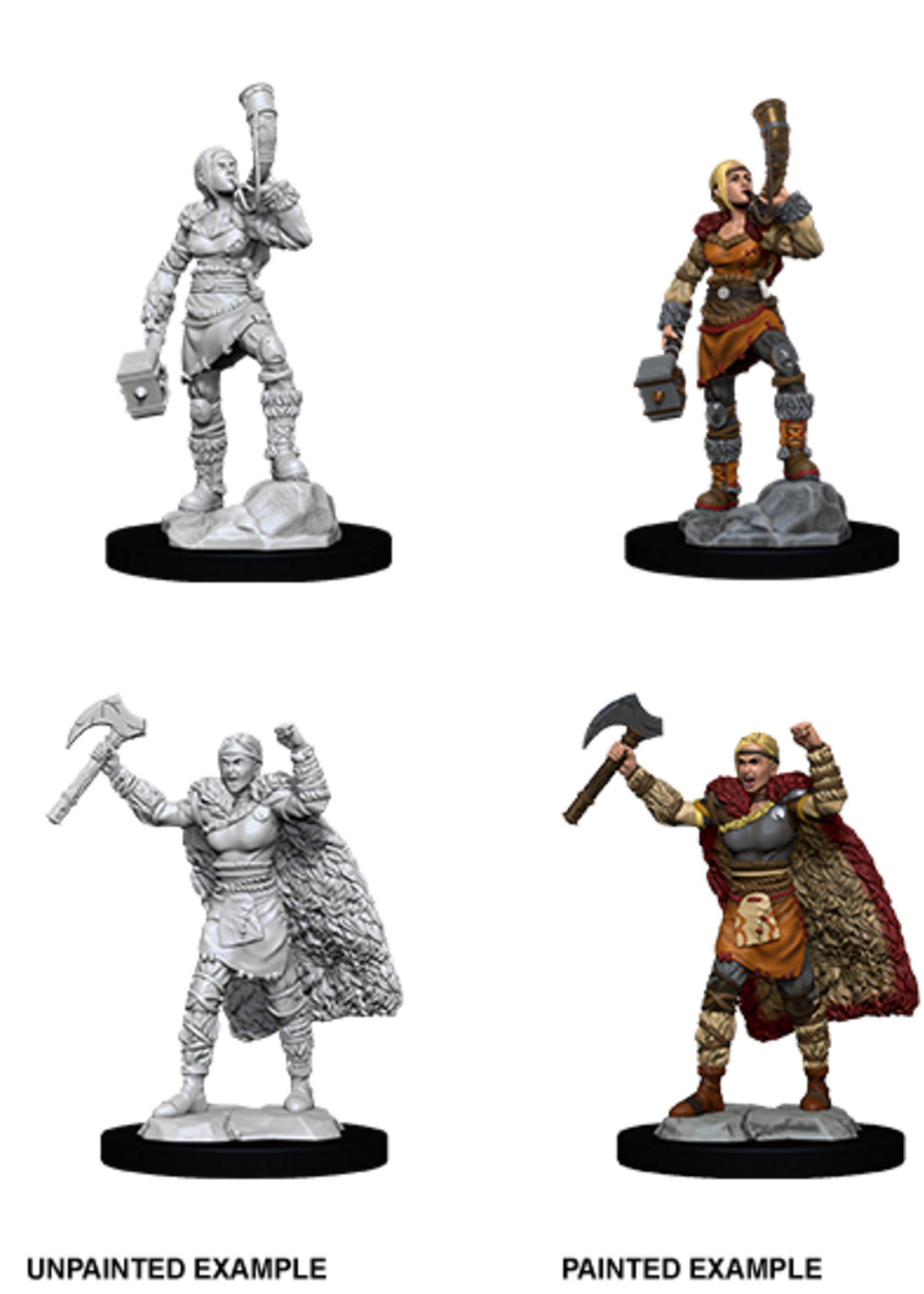 WizKids D&D Minis: W12 Human Female Barbarian