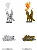 WizKids D&D Minis: W11 Gold Dragon Wyrmling & Small Treasure Pile