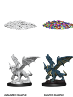 WizKids D&D Minis: W10 Blue Dragon Wyrmling