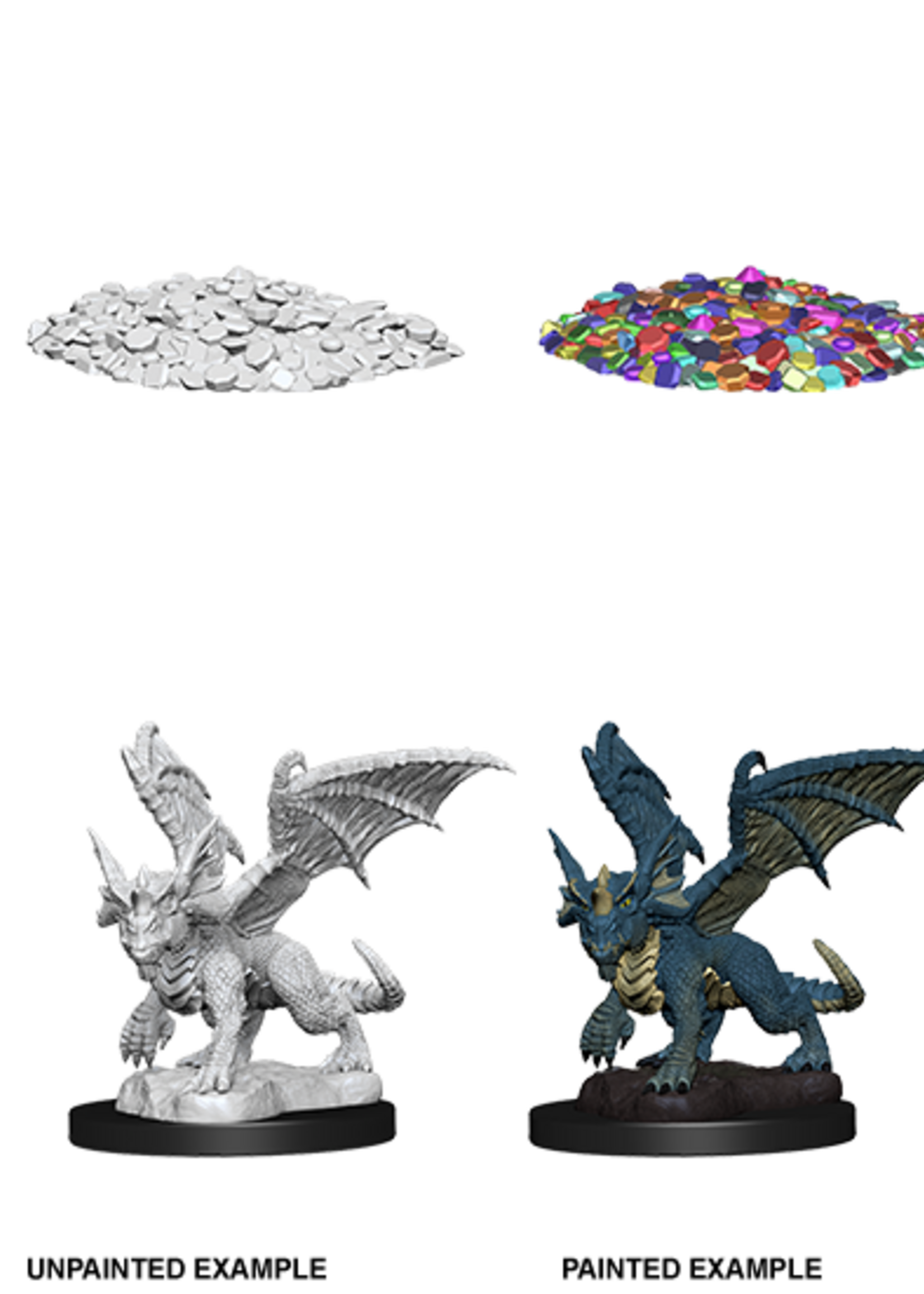 WizKids D&D Minis: W10 Blue Dragon Wyrmling