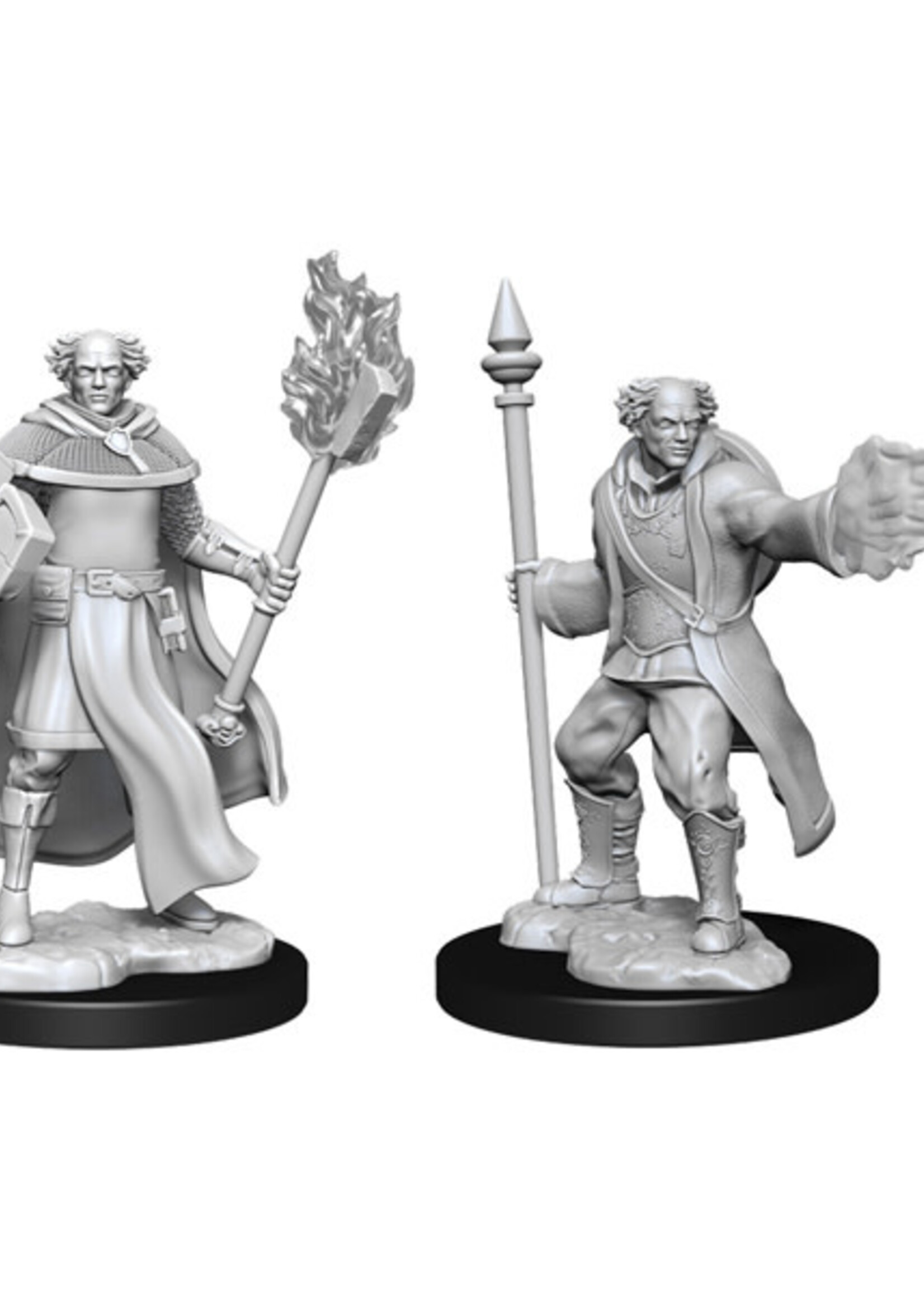 WizKids D&D Minis: W13 Multiclass Male Cleric & Wizard