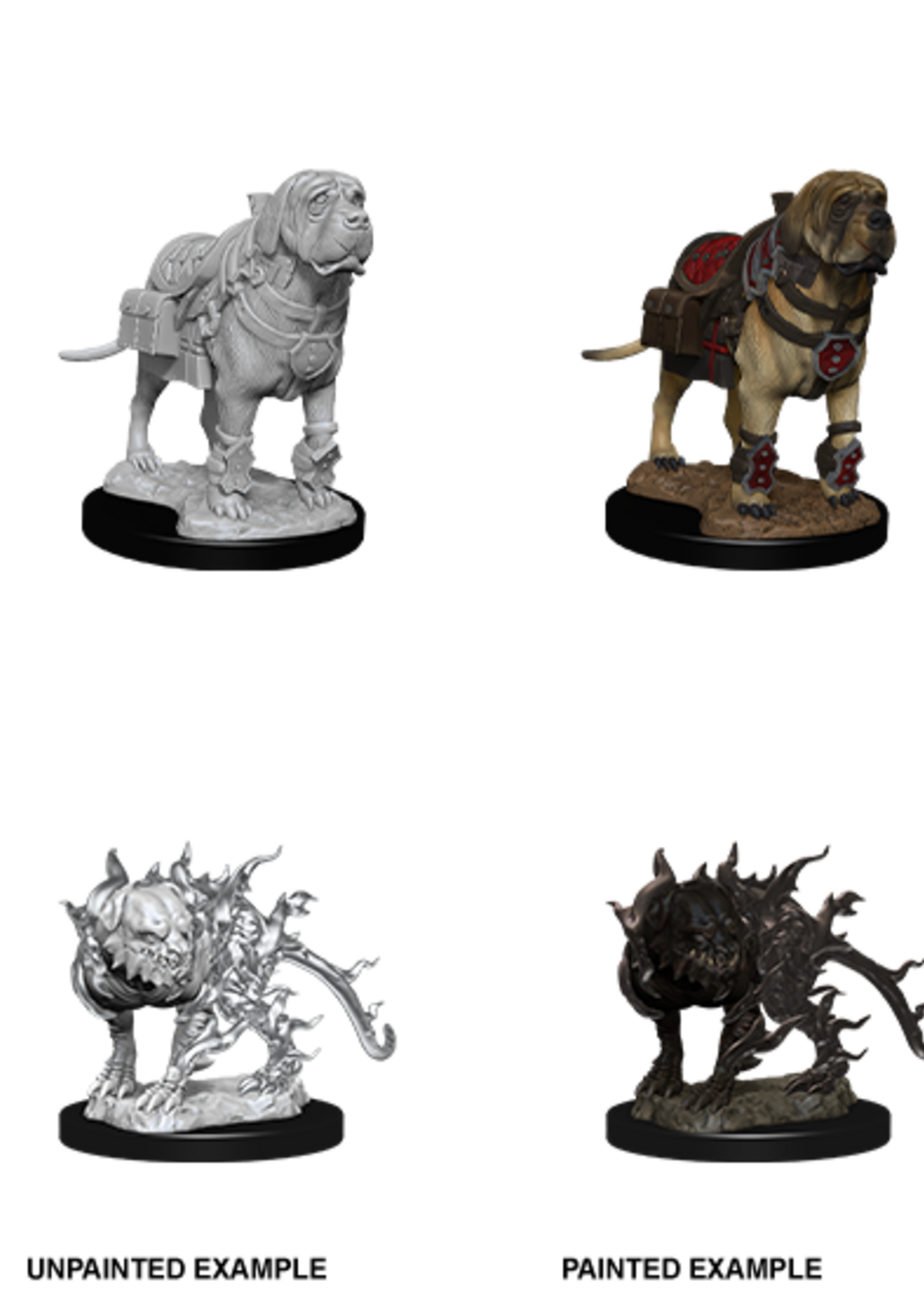 WizKids D&D Minis: W11 Mastif & Shadow Mastif