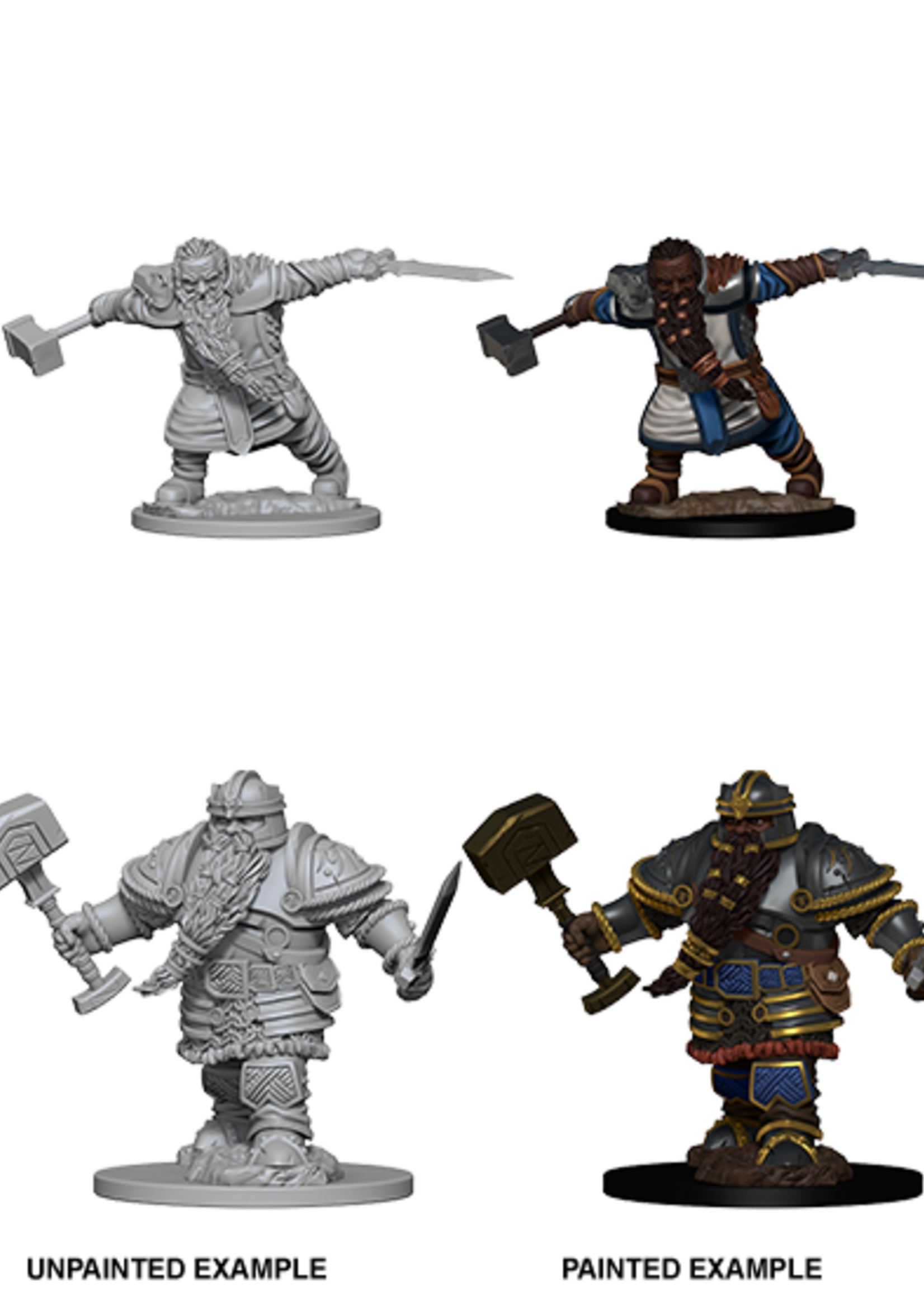 WizKids D&D Minis: W01 Dwarf Male Fighter