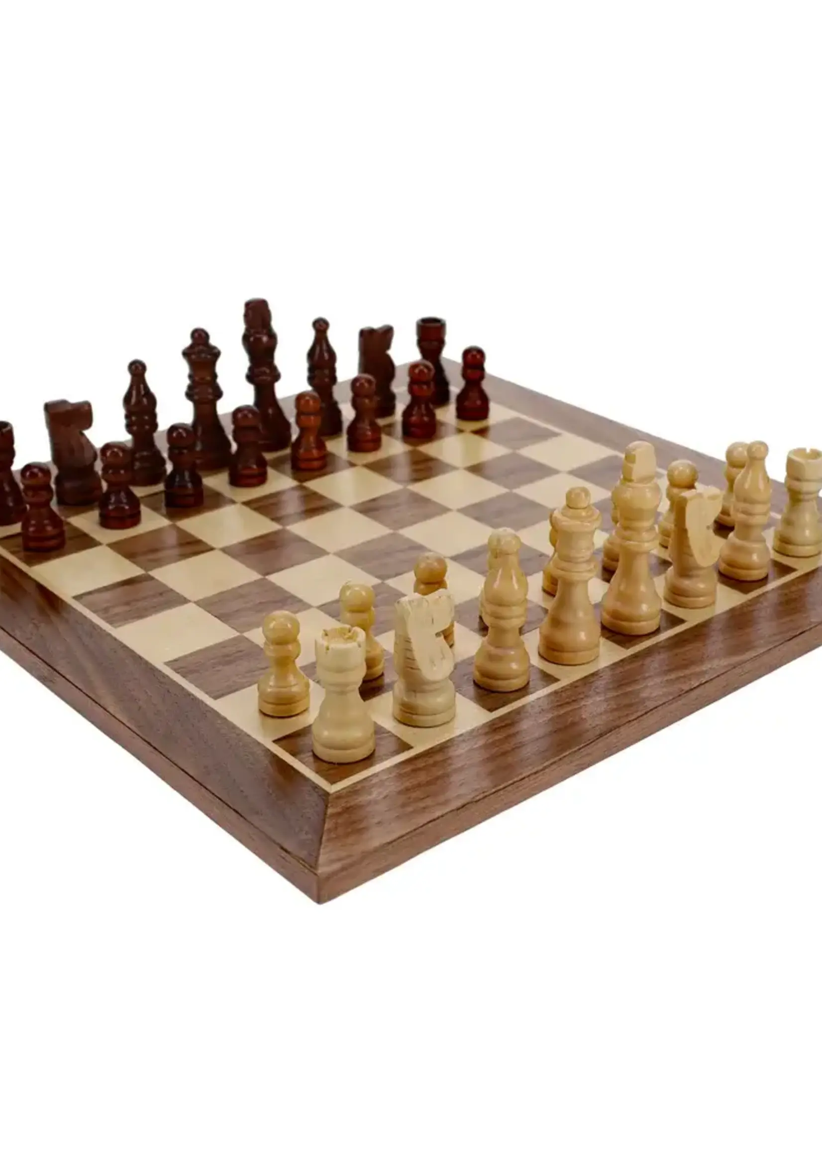 Wood Expressions Staunton Wood Chess Set - 12 in. Board, 2.75 in. King