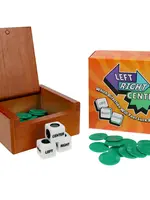 Wood Expressions Left Right Center: Deluxe Wooden Box