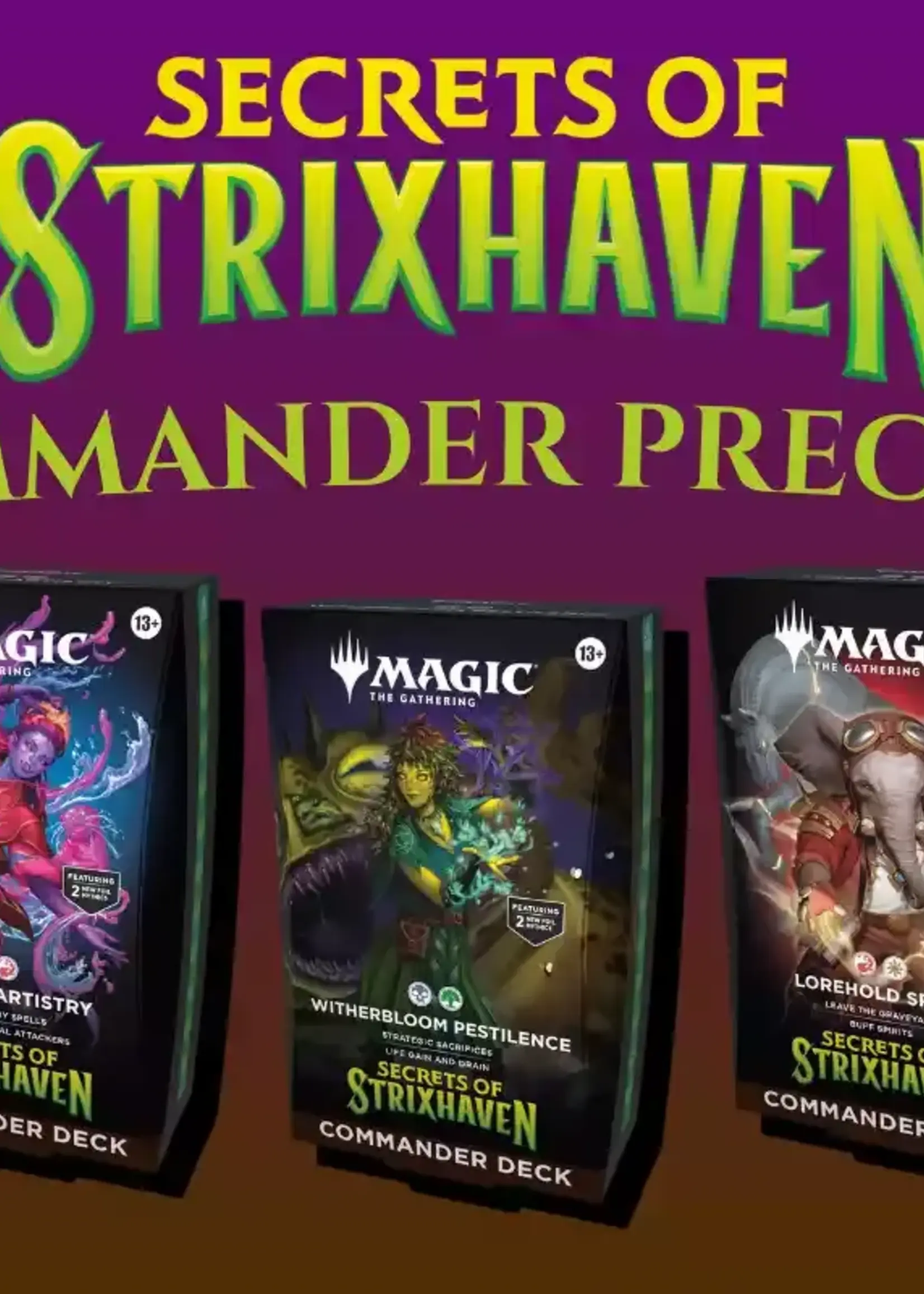 Wizards of the Coast (MTG) Secrets of Strixhaven Commander Deck