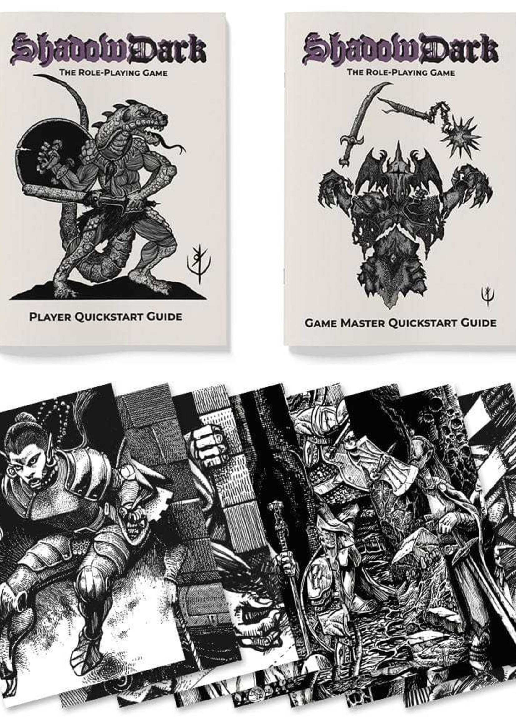 the arcane library Shadowdark RPG: Quickstart Set